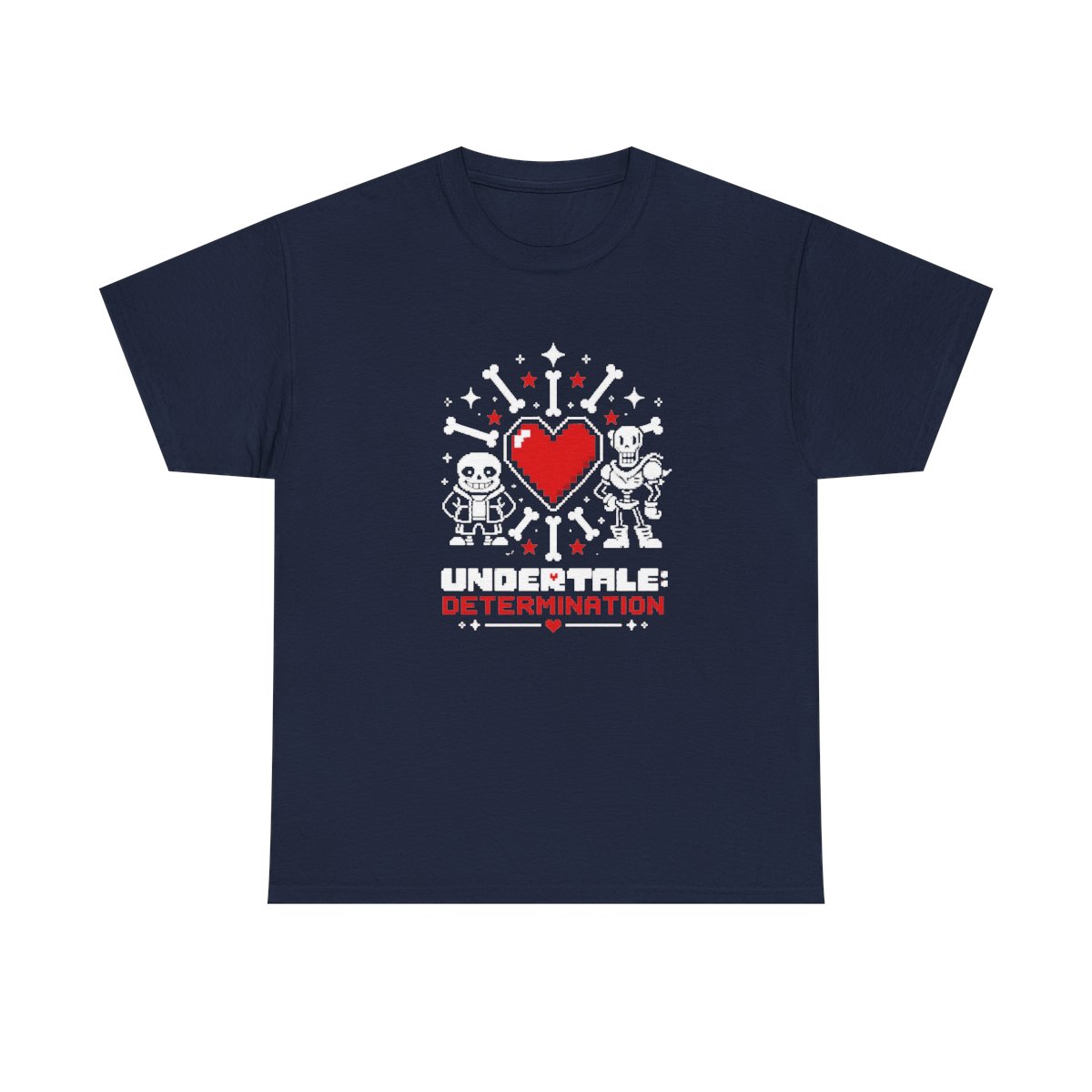 Undertale "Undertale: Determination" Unisex Tee - alternate angle 3, merchandise
